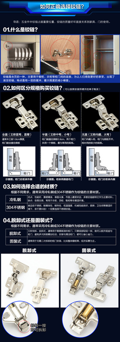 装修用品铰链详情页