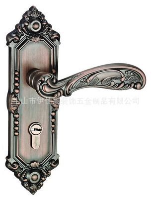 【供应豪华插芯门锁M9272SS/G五金制品机械门锁浴室门锁】价格,厂家,图片,家具锁,中山市伊仕高装饰五金制品-
